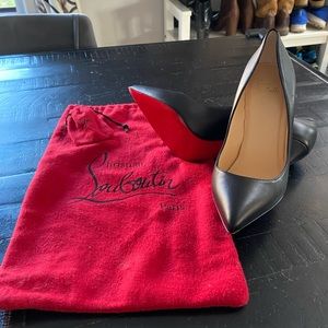 COPY - Christian Louboutin, Kate Matte Black, 100mm